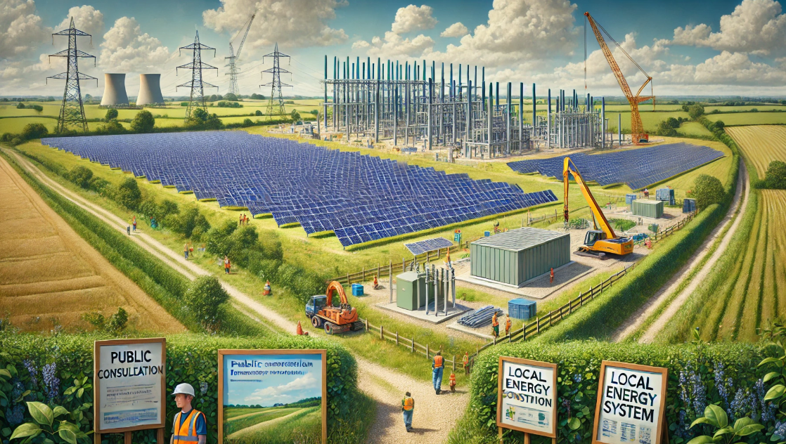 Powering the Future: The proposed 500MW East Pye project in Norfolk includes cutting-edge solar energy and a Battery Energy Storage System (BESS) to enhance grid resilience